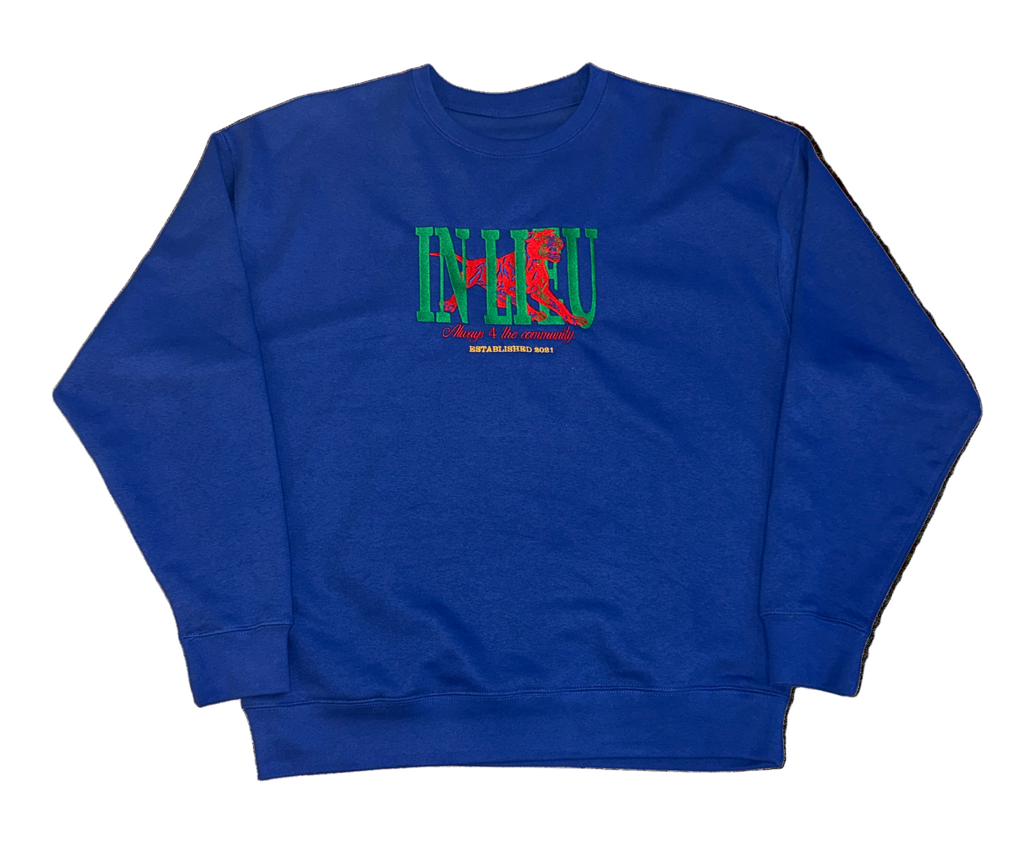 In Lieu Crewneck Sweater (Blue)