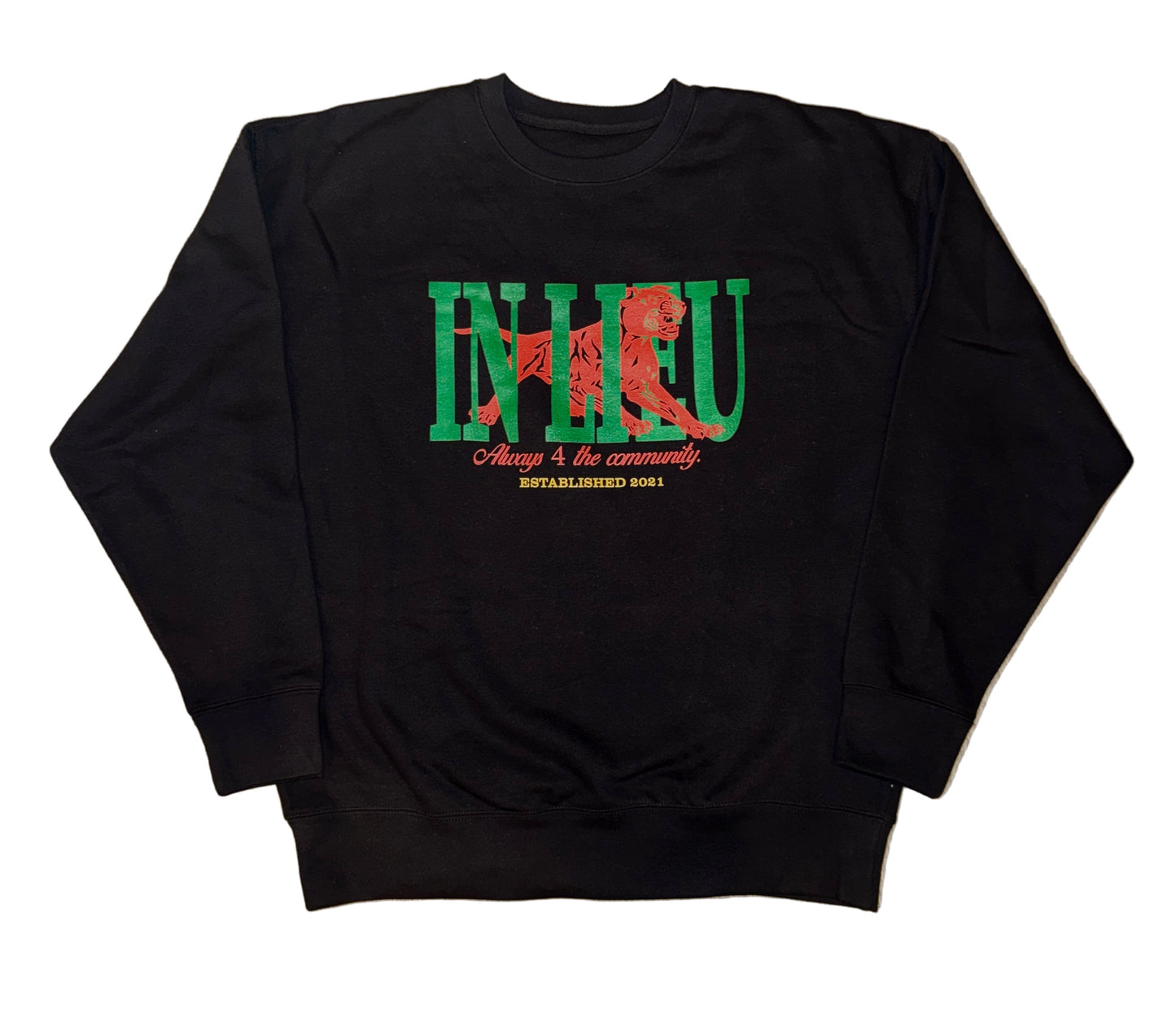 In Lieu Crewneck Sweatshirt (Black)
