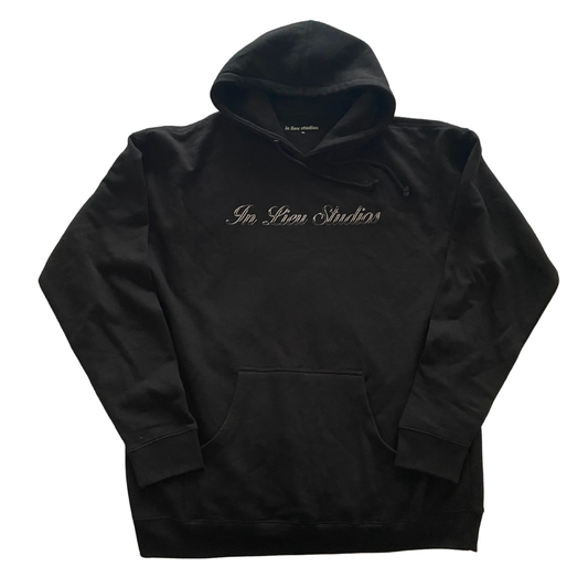 Chrome Script Logo Hoodie (Black)