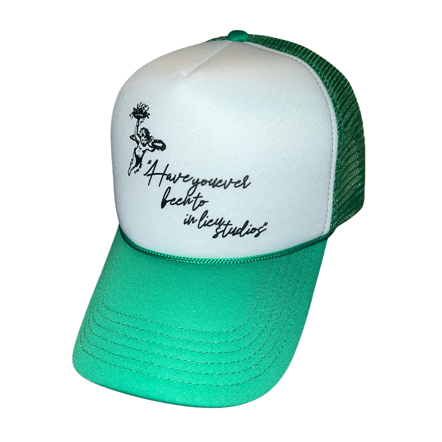 "Have you ever been?" Foam Trucker Hat (Green)